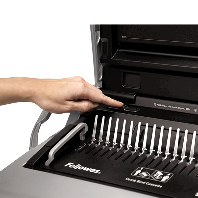 Fellowes® Переплетчик GALAXY на пластиковую пружину, сшивает до 500 лст., перфорирует 25 лст., Satel