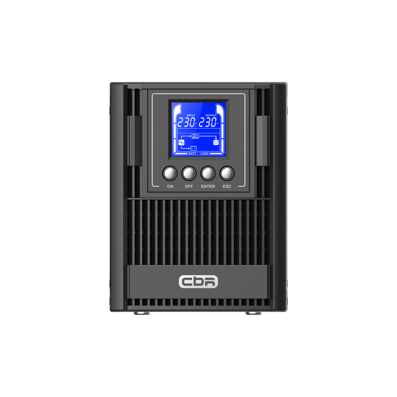 ИБП CBR [ESN-1KT-3F-LCHERSC] Online 1000VA/1000W Tower 3 x Schuko, LCD, HID-USB, RS232, EPO, SNMP sl