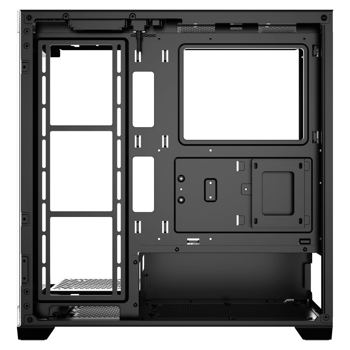 Корпус для ПК Case Ocypus Gamma C72 BK ATX / win / black / no PSU / Tempered Glass