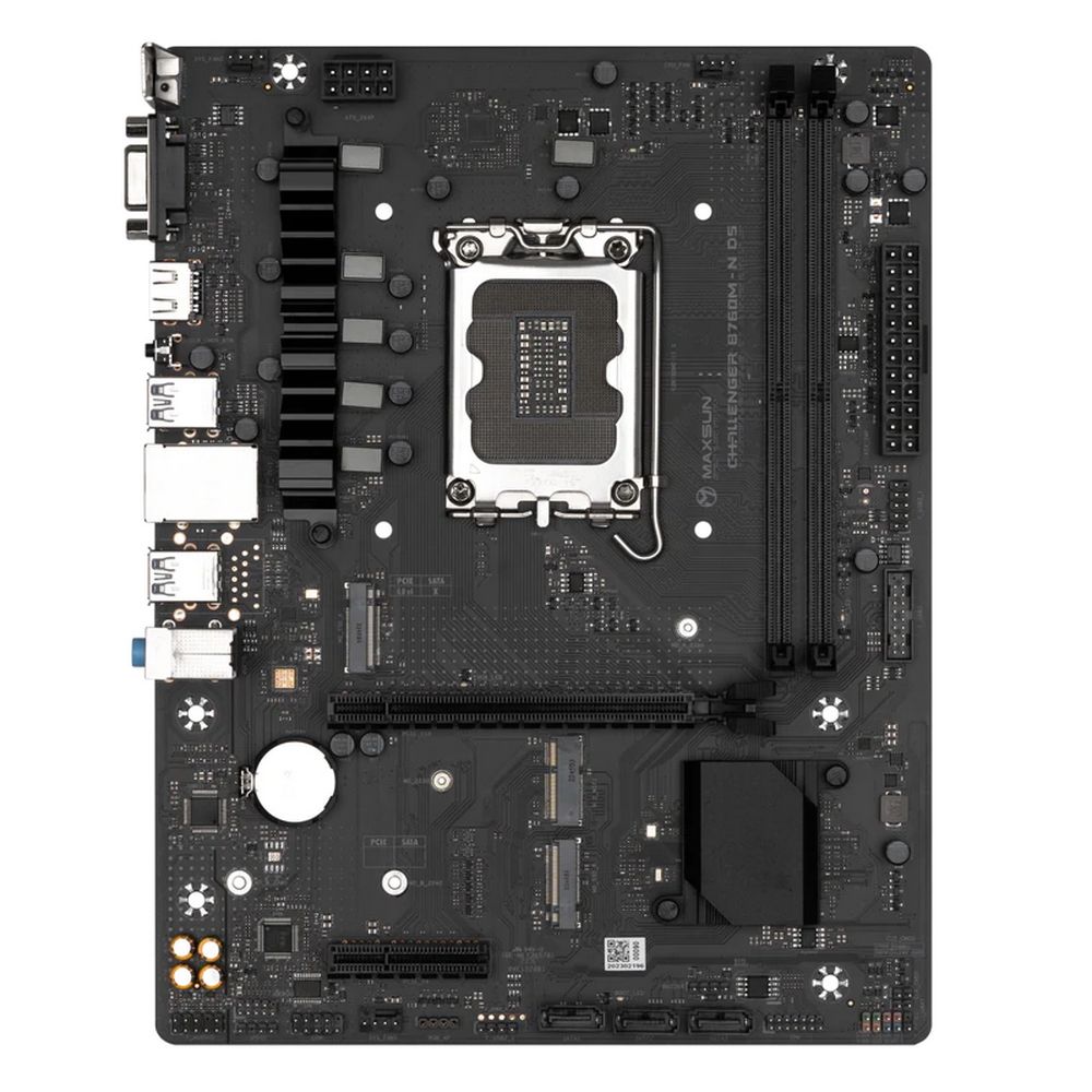 Материнская плата Maxsun MS-Challenger B760M-N D5 B760, LGA1700, 2*DDR5, 1*PCIEx16, 1*PCIEx4, 2*M.2,