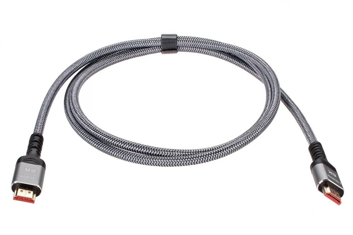 Кабель HDMI 19M/M,ver. 2.1 8KX60Hz (Econom) оплетка 1.5m iOpen <ACG859A-1.5>