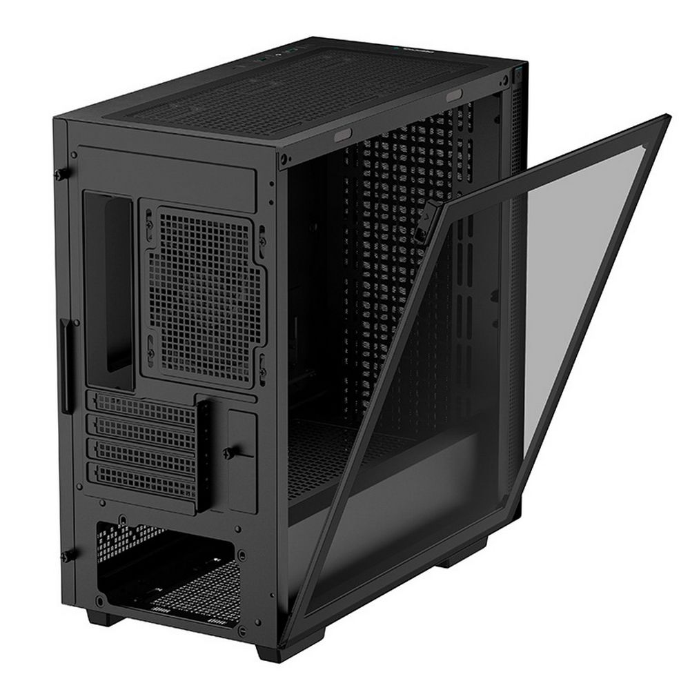 Корпус для ПК Deepcool CH370-BK mATX, USB3.0X1, USB-C Gen2X1, AudioX1, 3.5"X2, 2.5"X2+1,TG