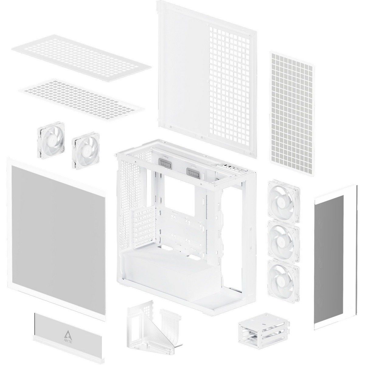 Корпус для ПК Arctic Cooling ARCTIC Xtender VG (White) арт. ACPCC00017A