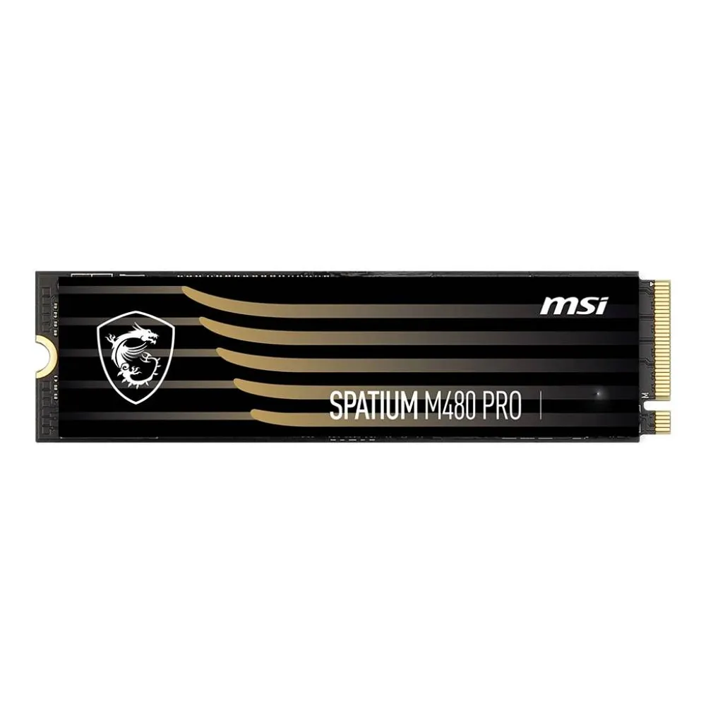 M.2 2280 1TB MSI SPATIUM M480 Pro Client SSD PCIe Gen4x4 with NVMe, 7400/6000, IOPS 750/1000K, MTBF 