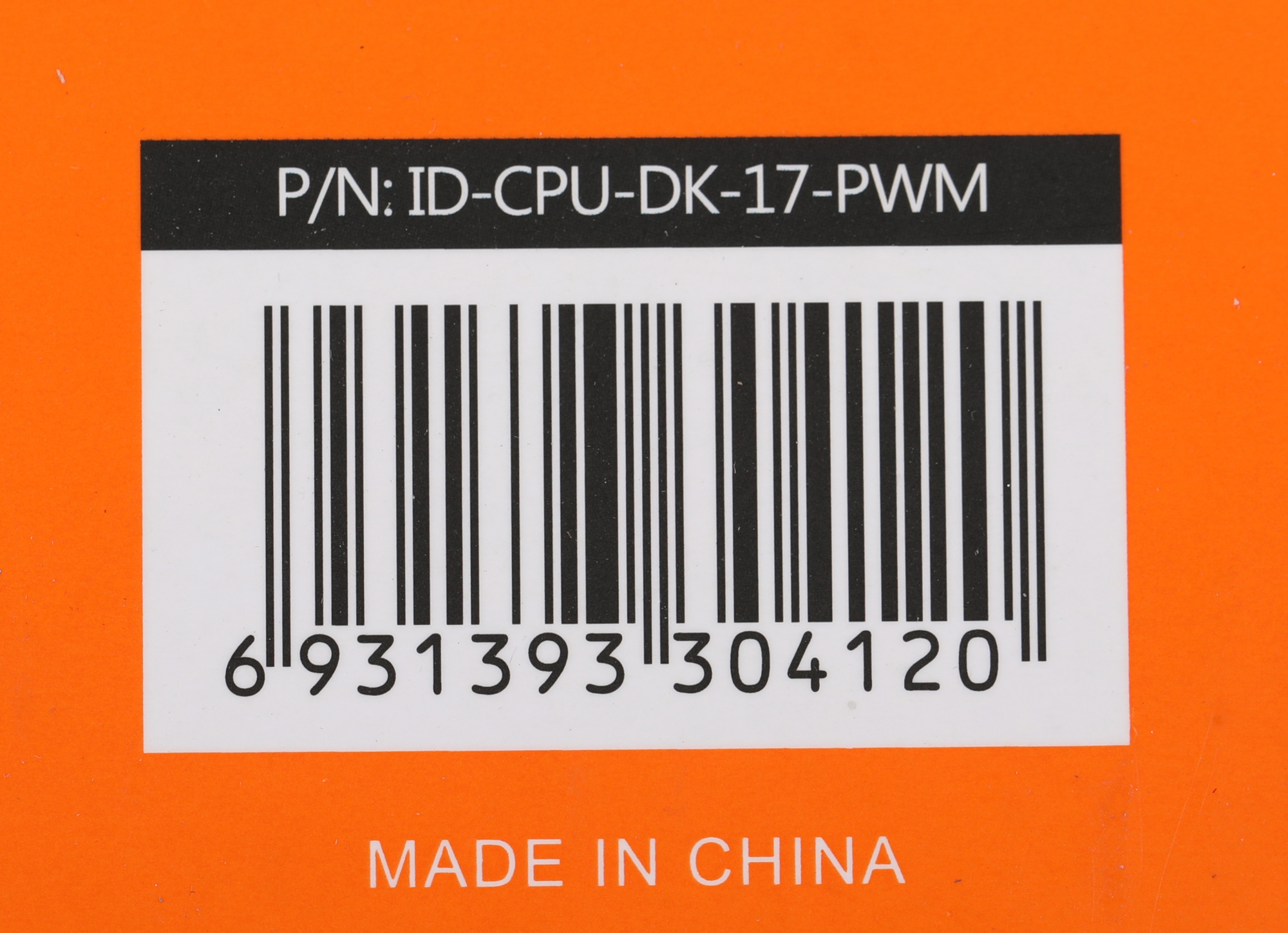 Устройство охлаждения(кулер) ID-Cooling DK-17 PWM Soc-1700/1851 черный 4-pin 14-26dB Al 65W 265gr Re