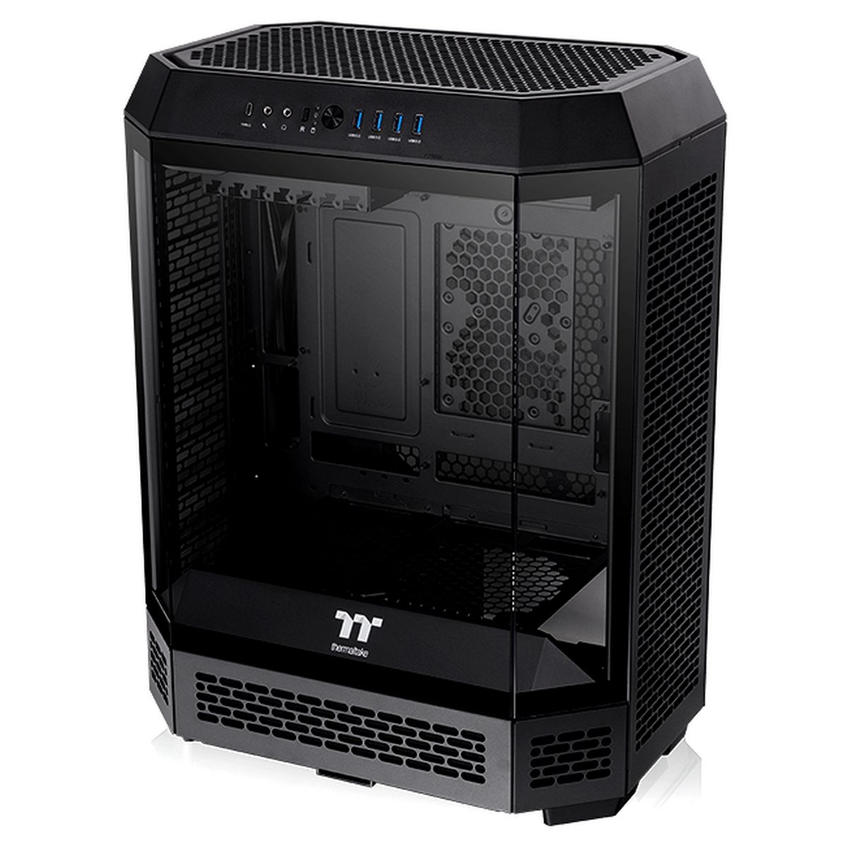 Корпус Thermaltake CA-1Z1-00M1WN-00 Win/SPCC/Tempered Glass*3/CT140 Fan*2/Color Box/With Screen Meta