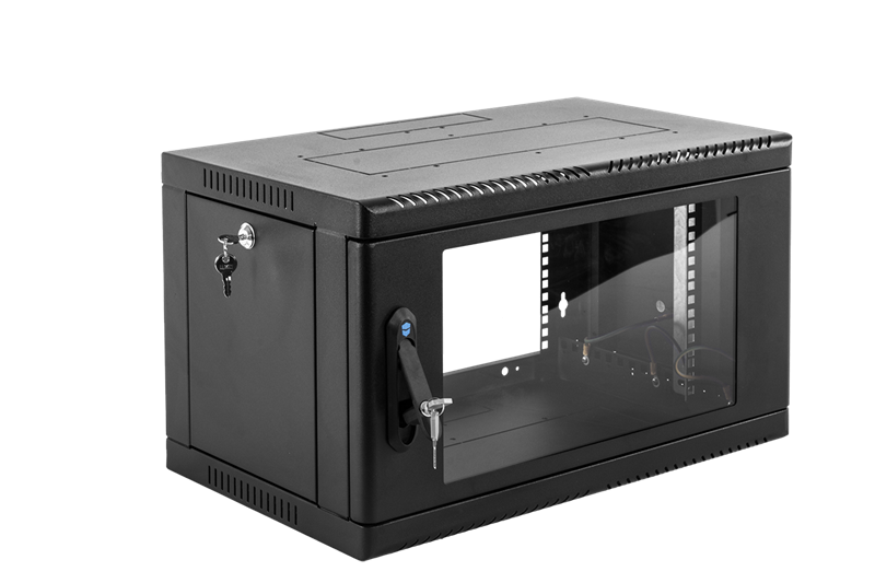 Шкаф ЦМО Шкаф телекоммуникационный настенный сварной 6U (600  650) съёмные стенки, дверь стекло, чёр