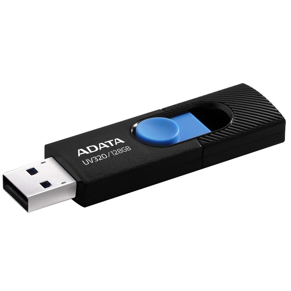 Флеш Диск A-Data 128Gb UV320 AUV320-128G-RBKBL USB3.2 черный
