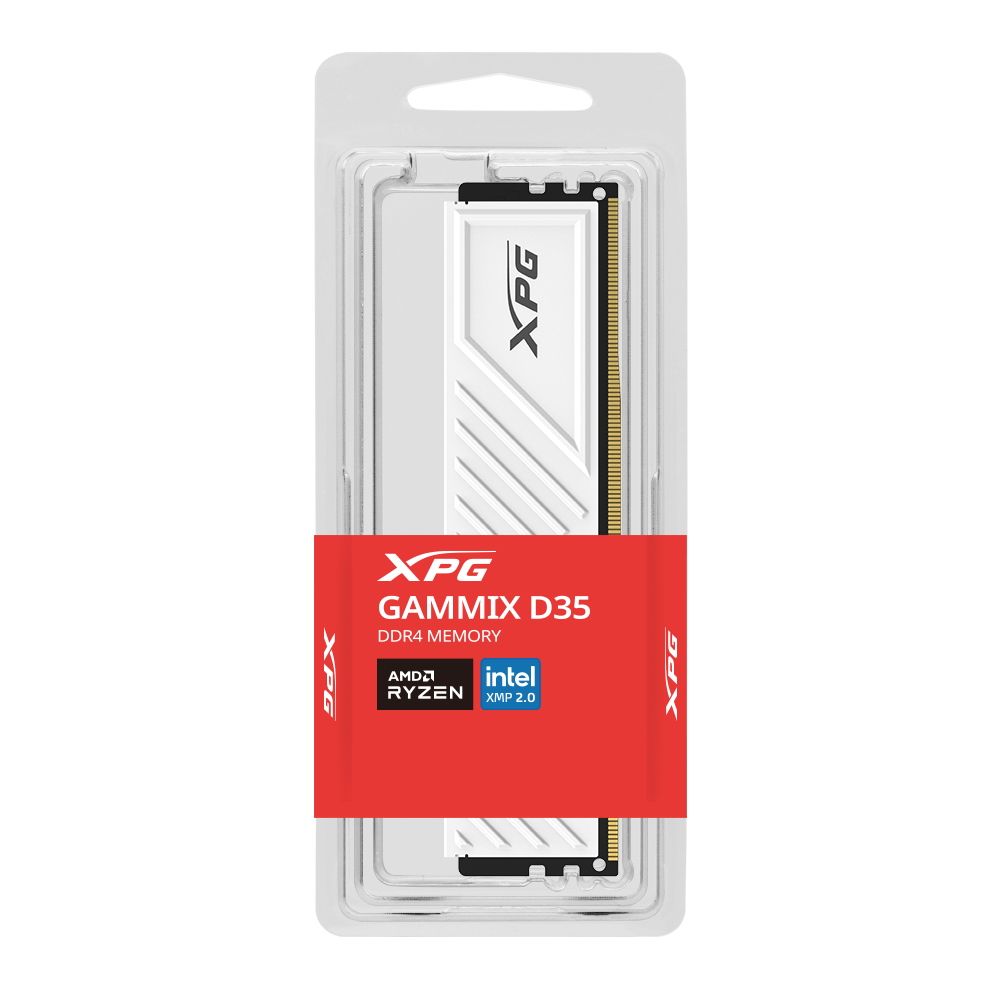Память DDR4 8GB 3200MHz A-Data AX4U32008G16A-SWHD35 XPG Gammix D35 RTL Gaming PC4-25600 CL16 DIMM 28
