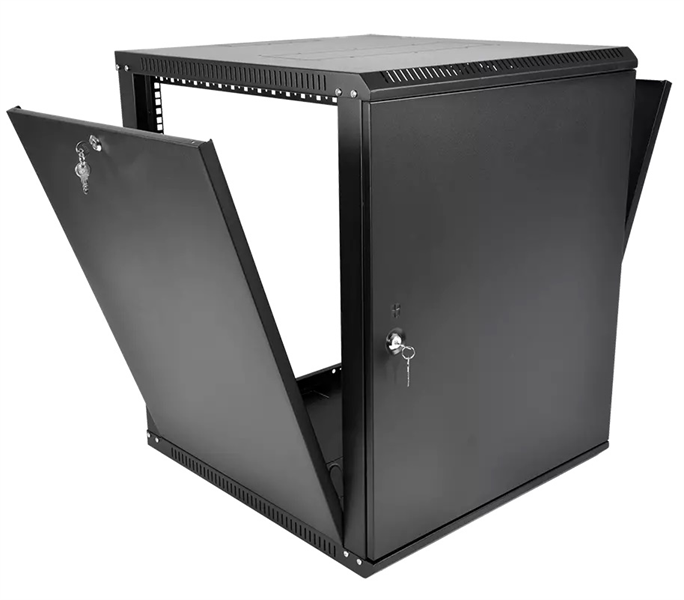 шкаф ЦМО Шкаф телекоммуникационный настенный разборный ЭКОНОМ 15U (600  350) дверь металл, цвет черн