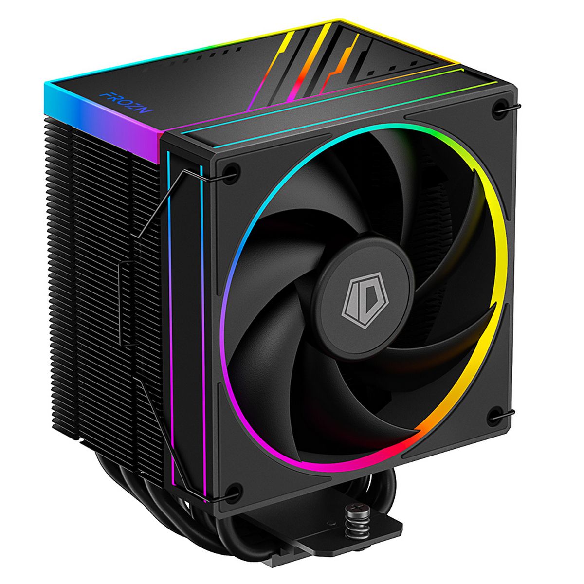 Устройство охлаждения(кулер) ID-Cooling Frozn A610 ARGB Soc-AM5/AM4/1200/1700/1851 черный 4-pin 29.9