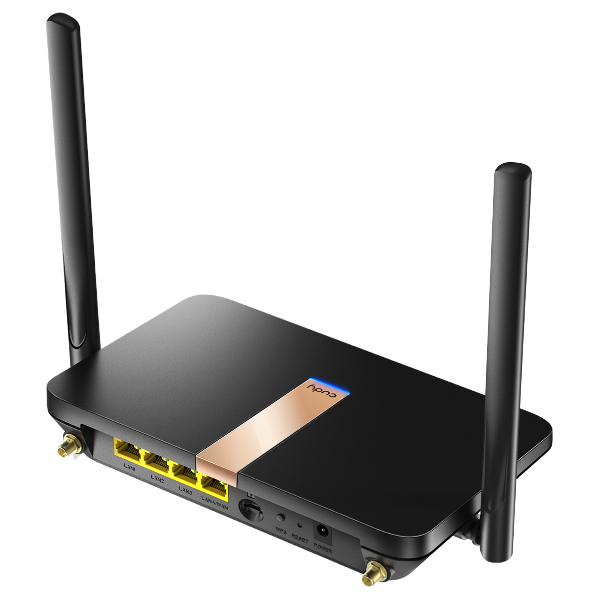 Роутер беспроводной Cudy LT500D AC1200 10/100BASE-TX/4G cat. 4 черный