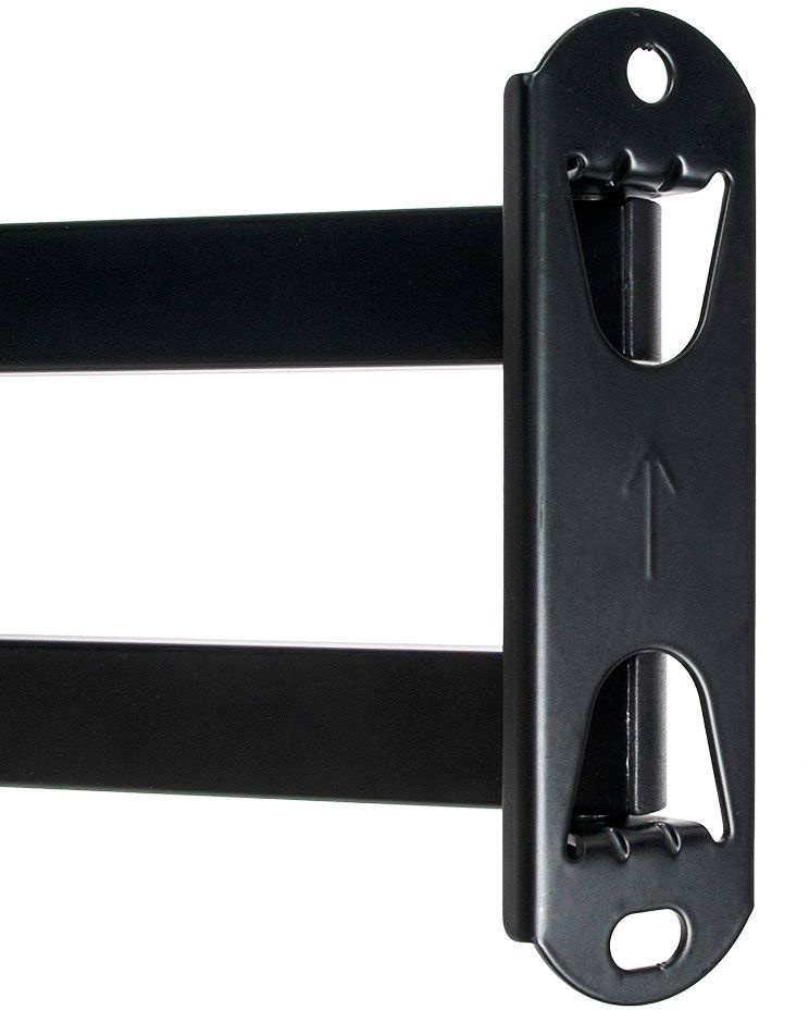 Кронштейн для телевизора Kromax DIX-14 черный 15"-42" макс.20кг настенный поворотно-выдвижной и накл