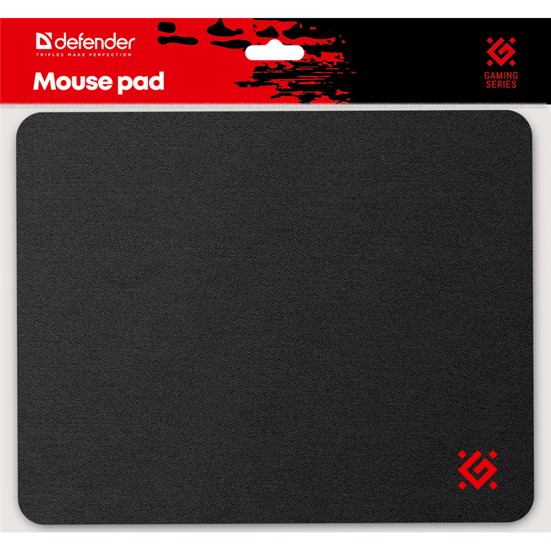 Коврик для мыши Defender 50550 Средний черный 250x200x3мм