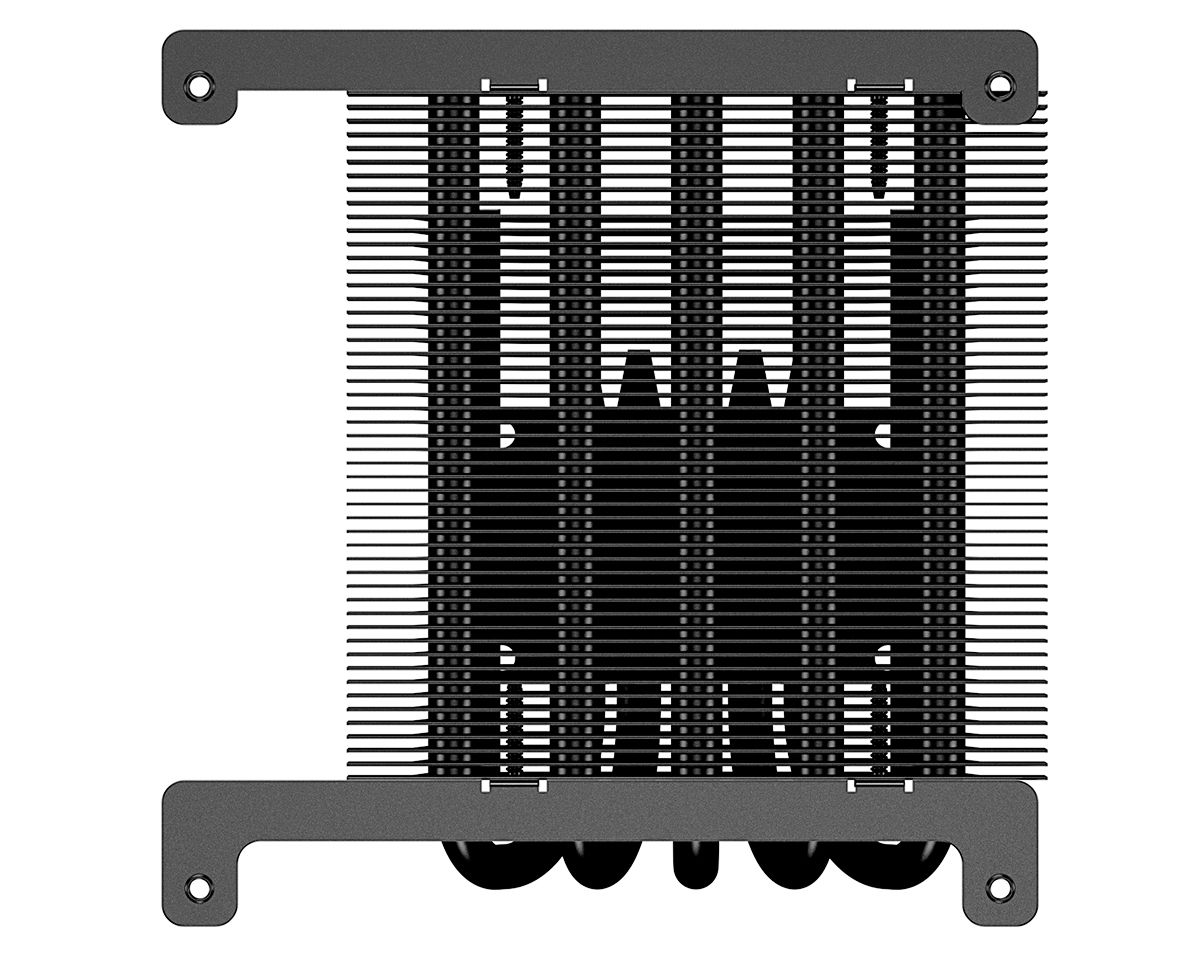 Устройство охлаждения(кулер) ID-Cooling IS-50X V3 Soc-AM5/AM4/1200/1700/1851 черный 4-pin 14-30dB Al