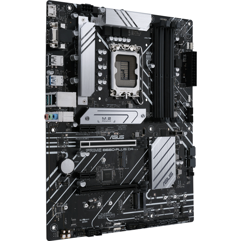 Материнская плата Asus PRIME B660-PLUS D4 Soc-1700 Intel B660 4xDDR4 ATX AC`97 8ch(7.1) 2.5Gg RAID+H