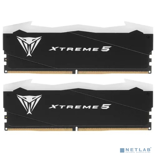 Память DDR5 2x16Gb 8000MHz Patriot PVXR532G80C38K Viper Xtreme 5 RGB RTL Gaming PC5-64000 CL38 DIMM 
