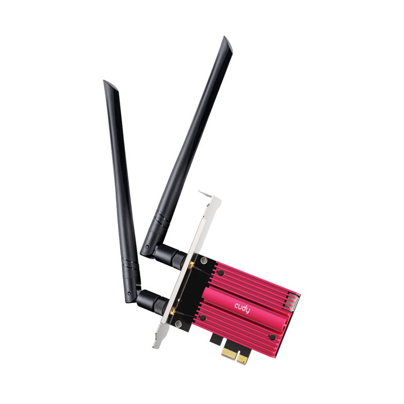 Адаптер беспроводной связи (Wi-Fi) CUDY BE9300 7 PCI Express Adapter 7 Bluetooth 5.4 PCI Express Ada