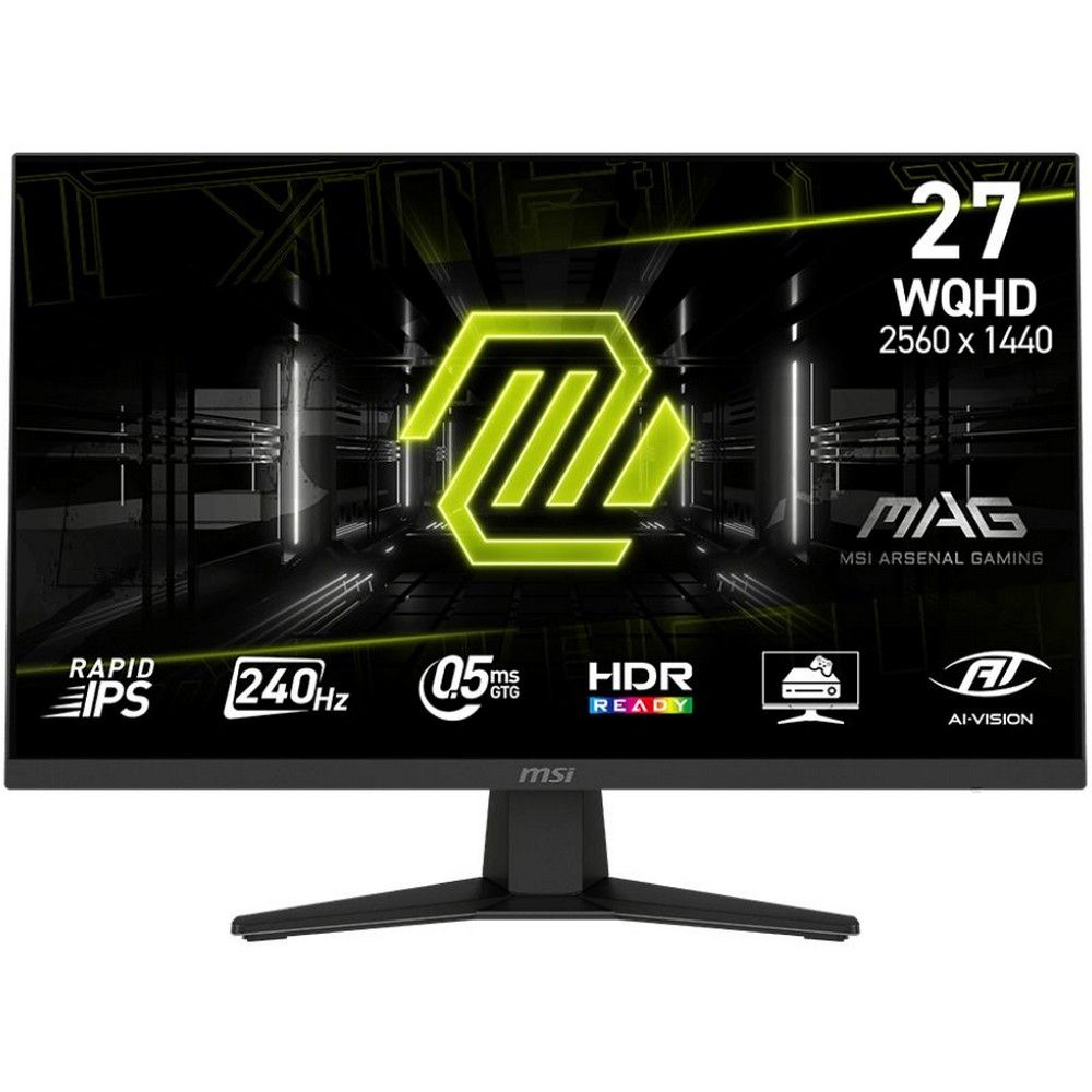 Монитор MSI 27" Mag 274QF X24 черный IPS LED 16:9 HDMI полуматовая 250cd 178гр/178гр 2560x1440 240Hz