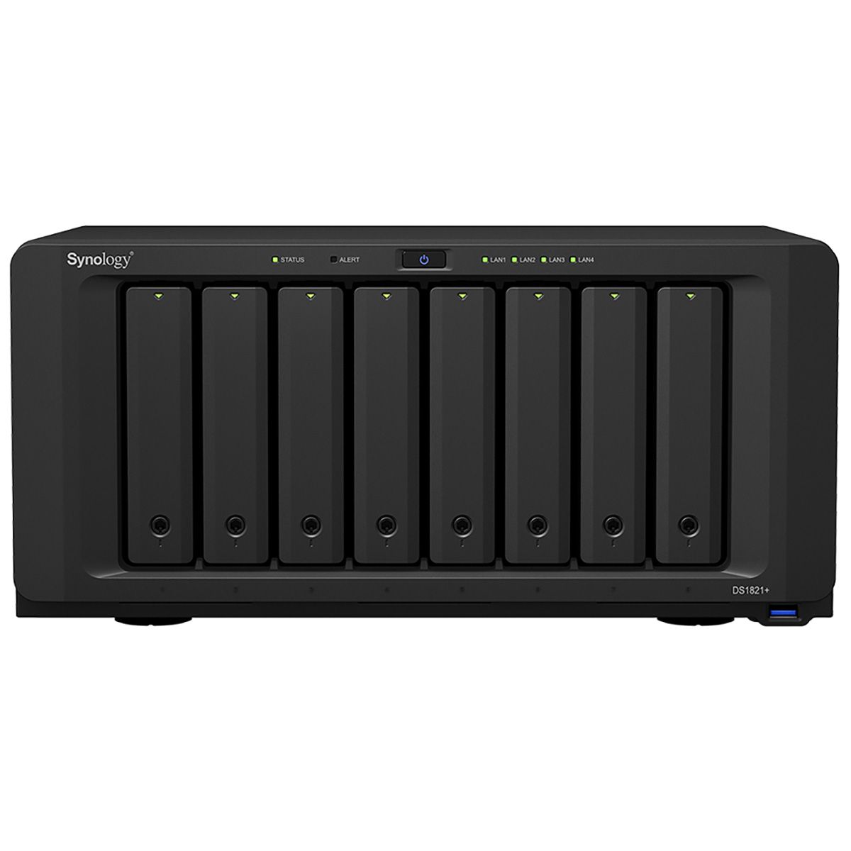 Сетевое хранилище 8x2.5"/3.5" SATA, AMD Ryzen V1500B/4x2.2GHz, 4GB DDR4, 4x1 Гбит/с, 4xUSB