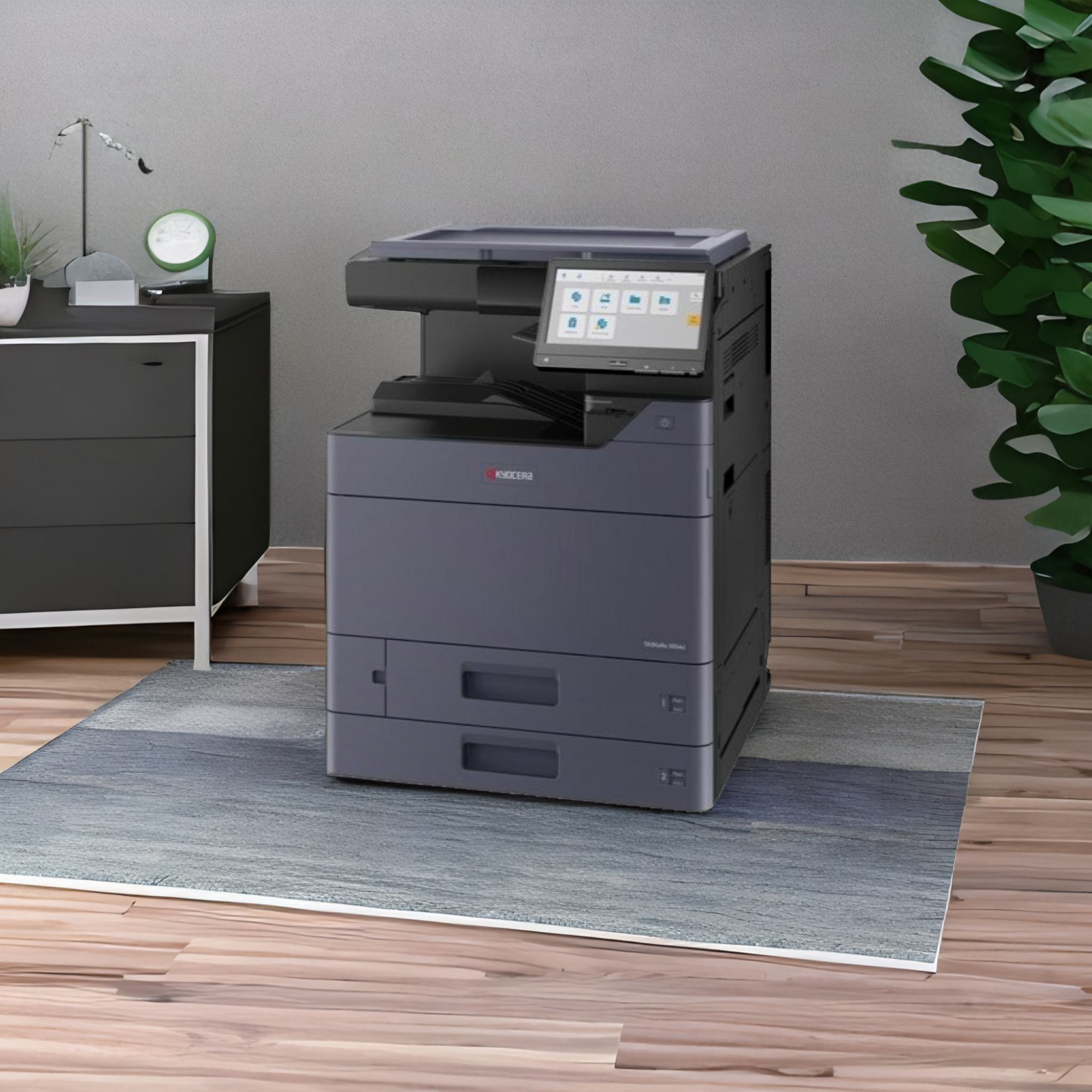 МФУ лазерный Kyocera TASKalfa 2554ci (Базовый блок) (1102YP3NL0/1102YP3NLV) A3 Duplex Net темно-серы