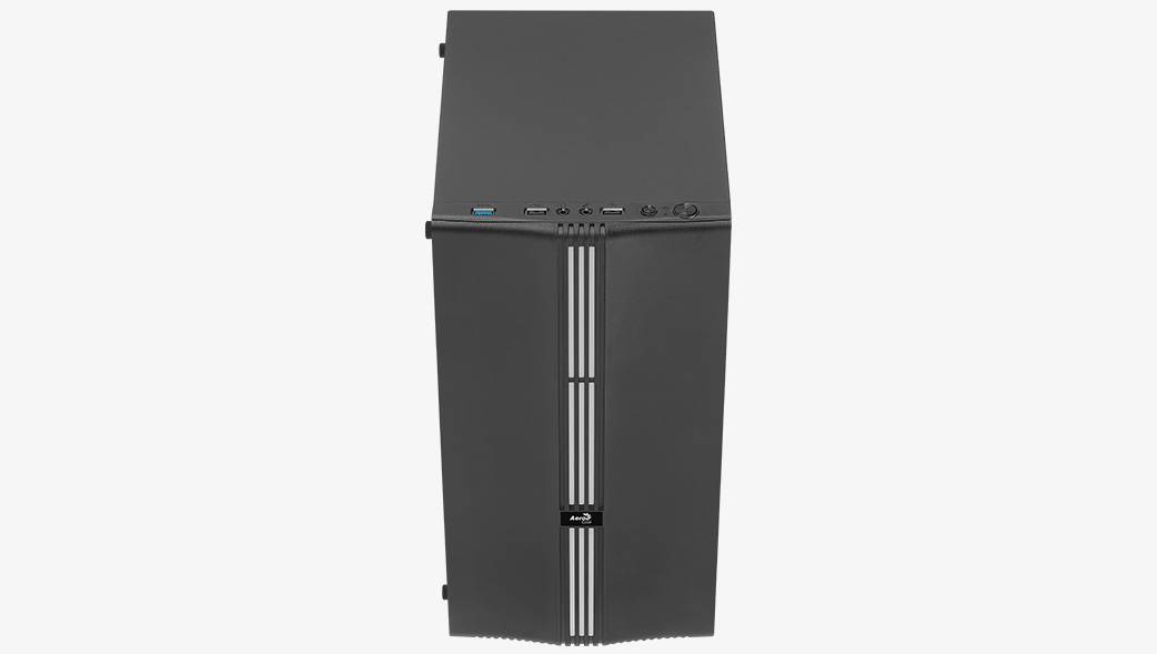 Корпус AeroCool Evo Mini-G-BK-v1 Black Micro ATX/mini-ITX, без БП, Steel, Plastic, Tempered Glass (4