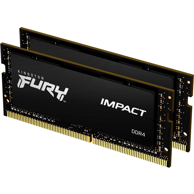 Kingston DRAM 64GB 3200MHz DDR4 CL20 SODIMM (Kit of 2) FURY Impact EAN: 740617318364