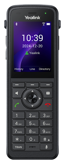 Телефон YEALINK AX86R, экран 2.4", Wi-Fi 6, IP67, Alarm, виброоповещение, Bluetooth, 3.5 mm, Type-C,