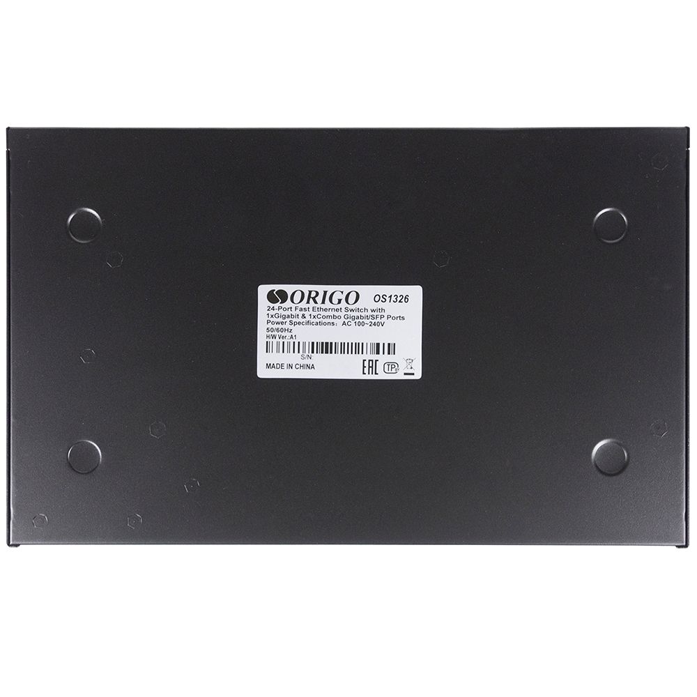 Коммутатор Origo OS1326 OS1326/A1A (L2) 24x100Мбит/с 1x1Гбит/с 1xКомбо(1000BASE-T/SFP) 1SFP управляе