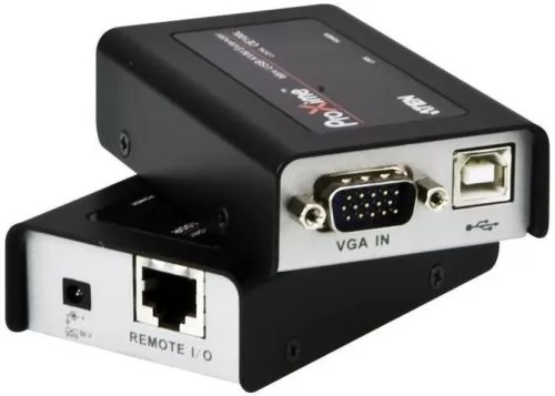 КВМ удлинитель ATEN USB VGA Cat 5 Mini KVM Extender (1280 x 1024@100m) (CE100-A7-G)