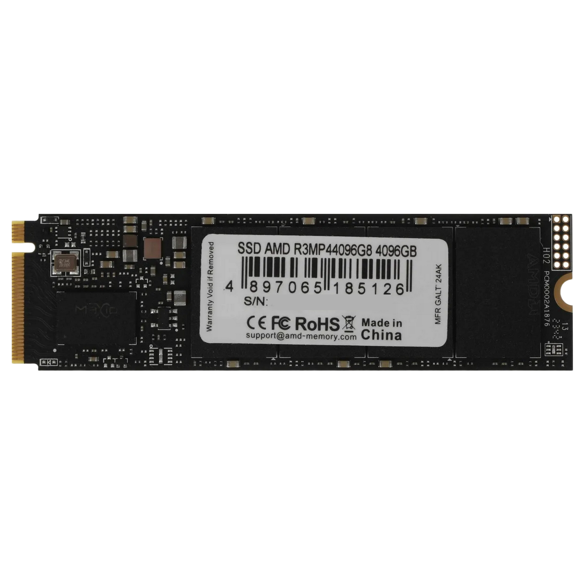 Накопитель SSD AMD PCIe 4.0 x4 4TB R3MP44096G8 Radeon M.2 2280