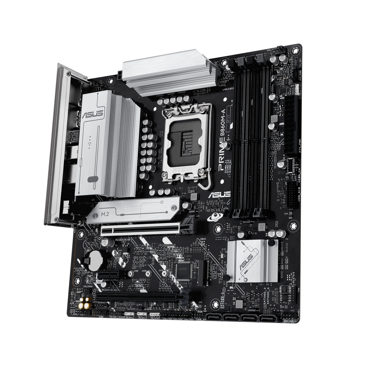 Материнская плата Asus PRIME B860M-A-CSM Soc-1851 Intel B860 4xDDR5 mATX AC`97 8ch(7.1) 2.5Gg RAID+H