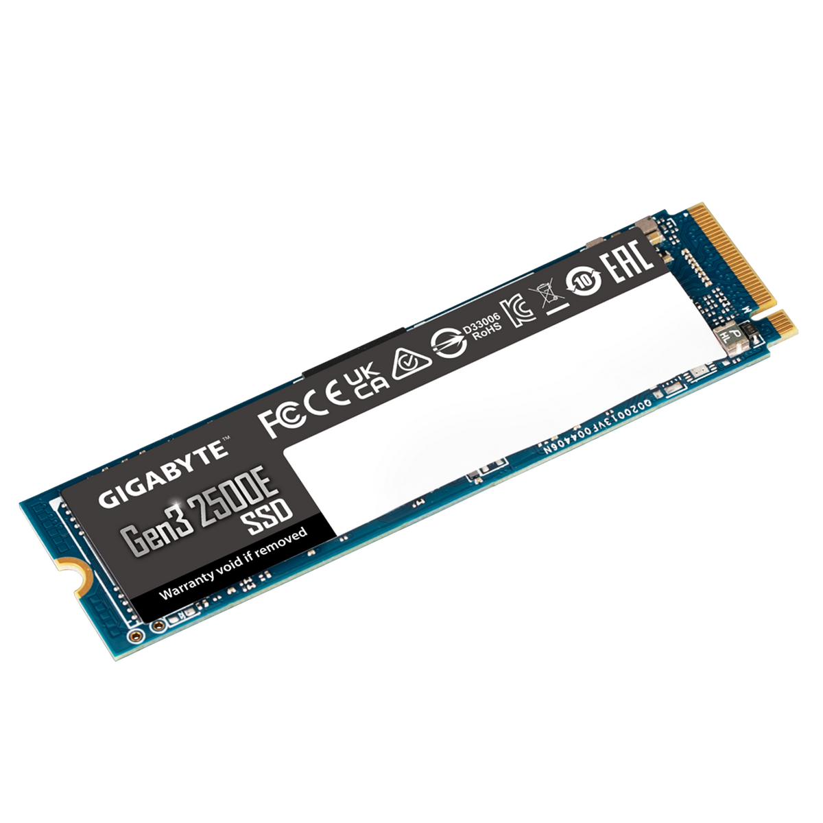 SSD накопитель GIGABYTE 2500E G325E500G 500ГБ, M.2 2280, PCI-E 3.0 x4, NVMe, M.2