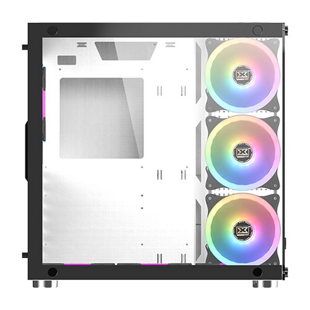 Корпус Xigmatek Aquarius Plus White EN46430 ATX, USB3.0x2+USB2.0x1, Front &amp/Left TG, 7PCS AY120 F