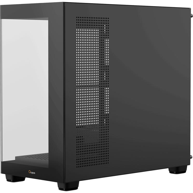 Корпус Ocypus Gamma C52 BK, Mini-Tower, TG, no fans, 1xUSB-A 3.0 + 2xUSB 2.0, mATX, mITX Black