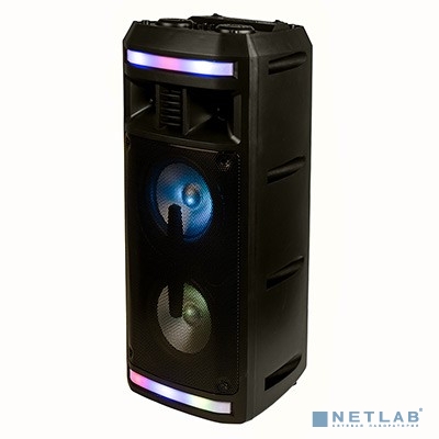 Dialog Oscar AO-12 1.0, 30W RMS, Караоке с микрофоном, BT+FM+USB+SD+LED