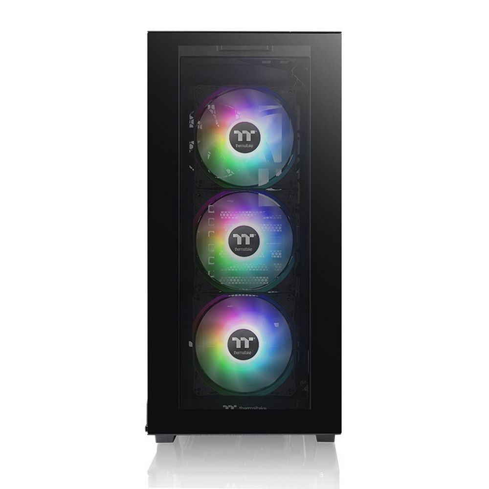 Корпус Thermaltake Divider 300 TG ARGB CA-1S2-00M1WN-01 Black/Win/SPCC/Tempered Glass*2/120mm Standa