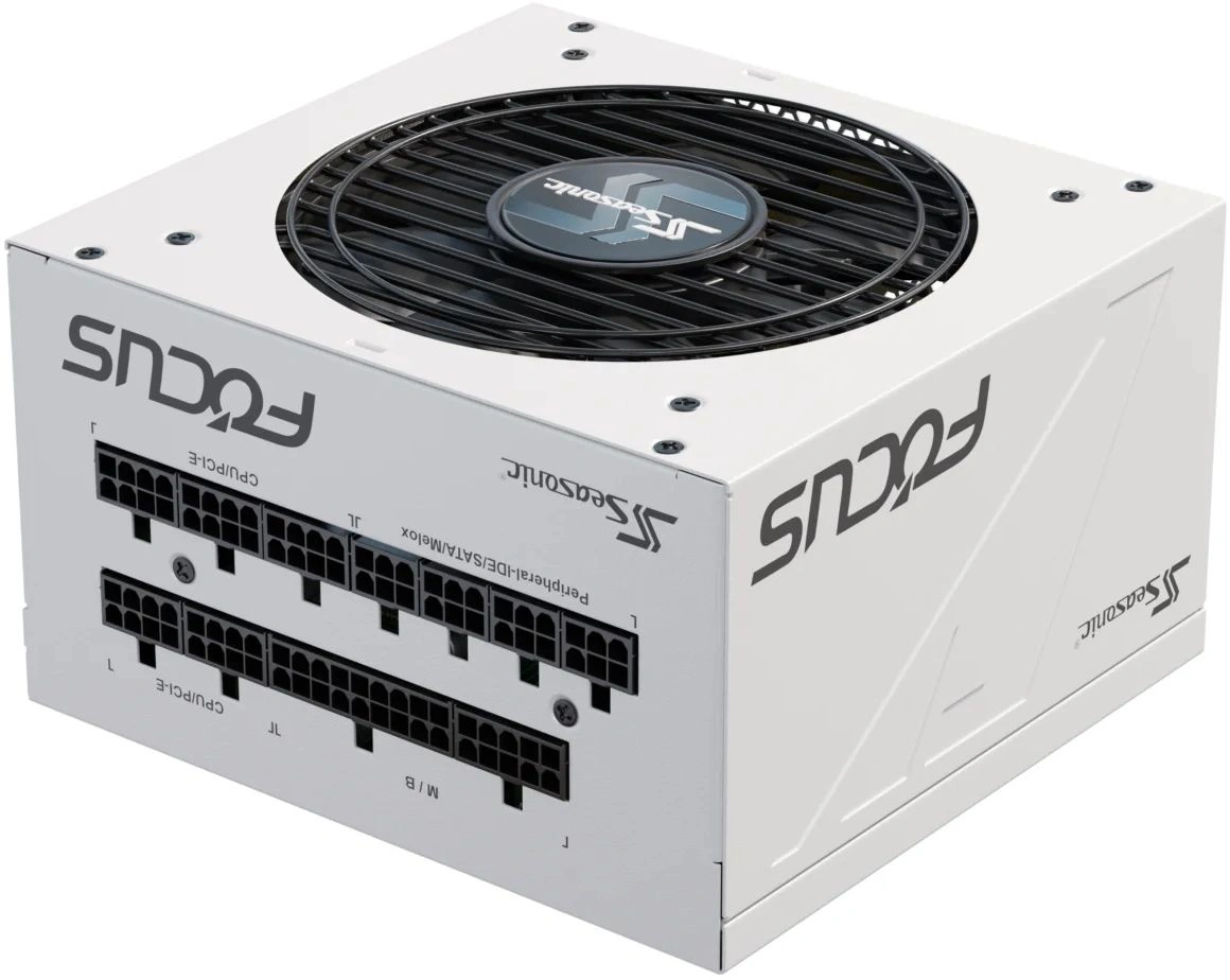 Блок питания Seasonic ATX 1000W Focus GX-1000 Gen.5 WHITE 80+ gold (20+4pin) APFC 135mm fan 8xSATA C