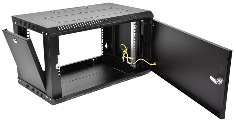 шкаф ЦМО Шкаф телекоммуникационный настенный разборный ЭКОНОМ 9U (600  520) дверь металл, цвет черны
