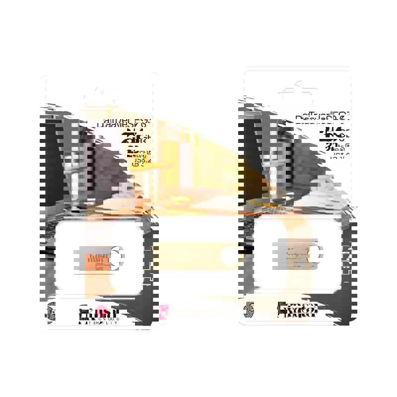 Флеш Диск Kingston 256GB DataTraveler SE9 DTSE9G3/256GB USB3.0 золотистый