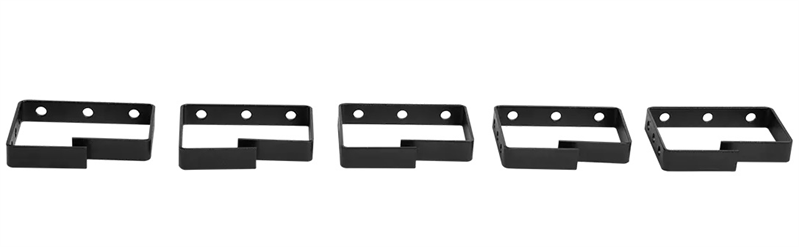 Органайзер ЦМО Органайзер кабельный одинарный 90х65 мм, 5 штук, цвет черный
