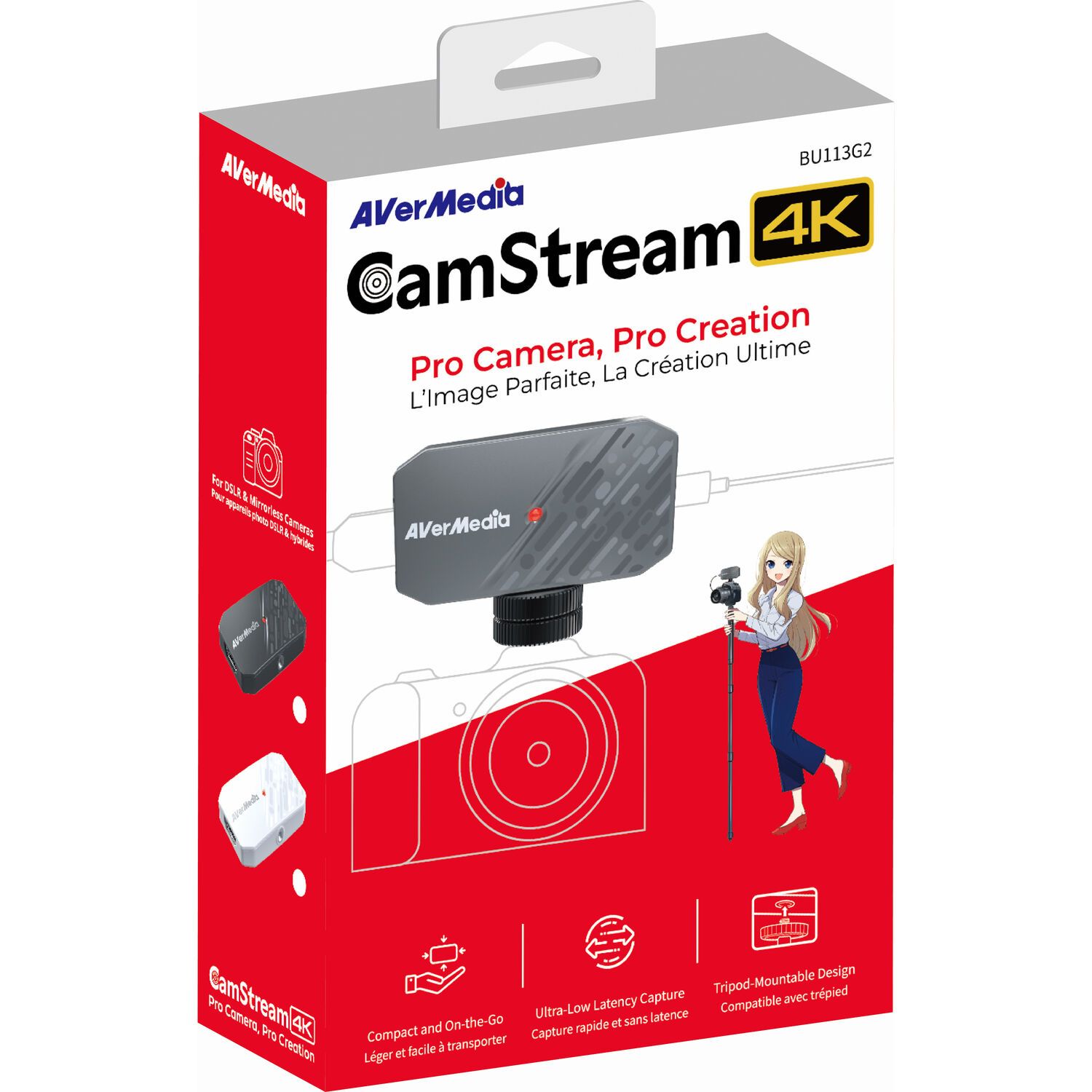 Устройство видеозахвата внешнее AVER Media CamStream 4K, BU113 G2, RTL