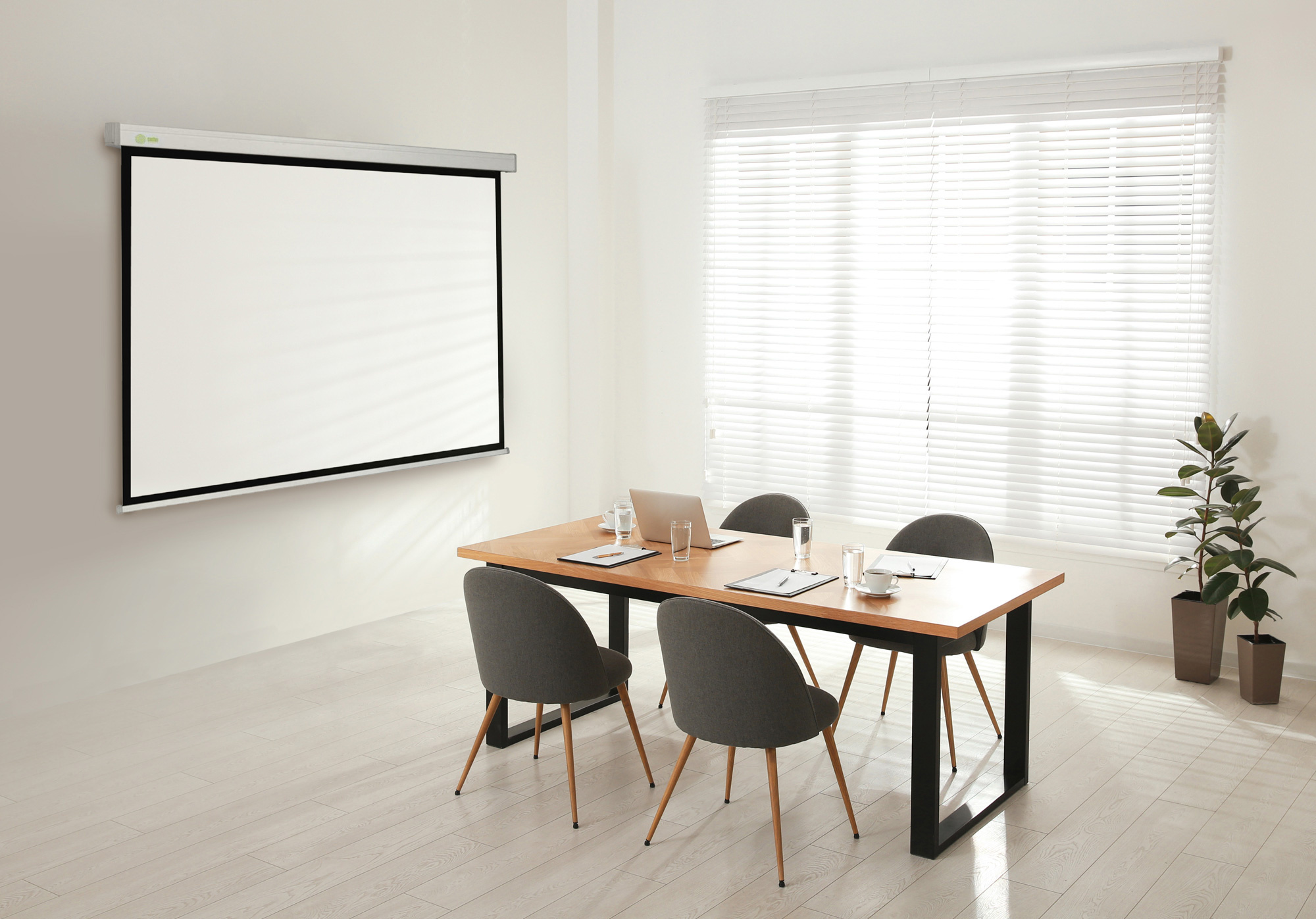 Экран Cactus 119" 213x213см Wallscreen CS-PSW-213x213 1:1 настенно-потолочный рулонный белый