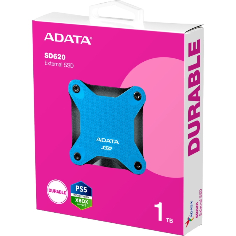 Накопитель SSD A-Data USB3.2 Gen2 1TB SD620-1TCBL SD620 2.5" синий