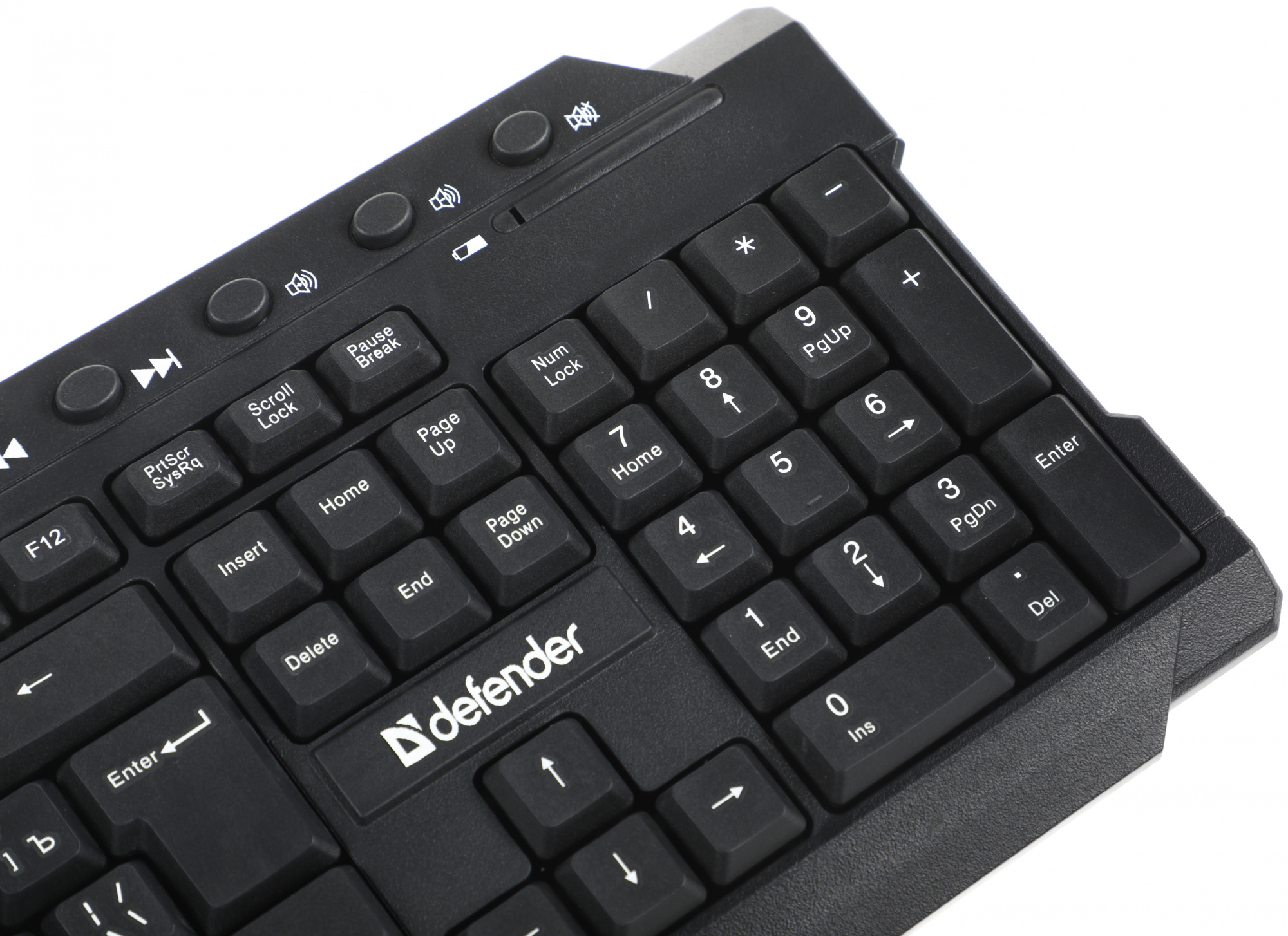 Клавиатура Defender Element HB-195 черный USB Multimedia