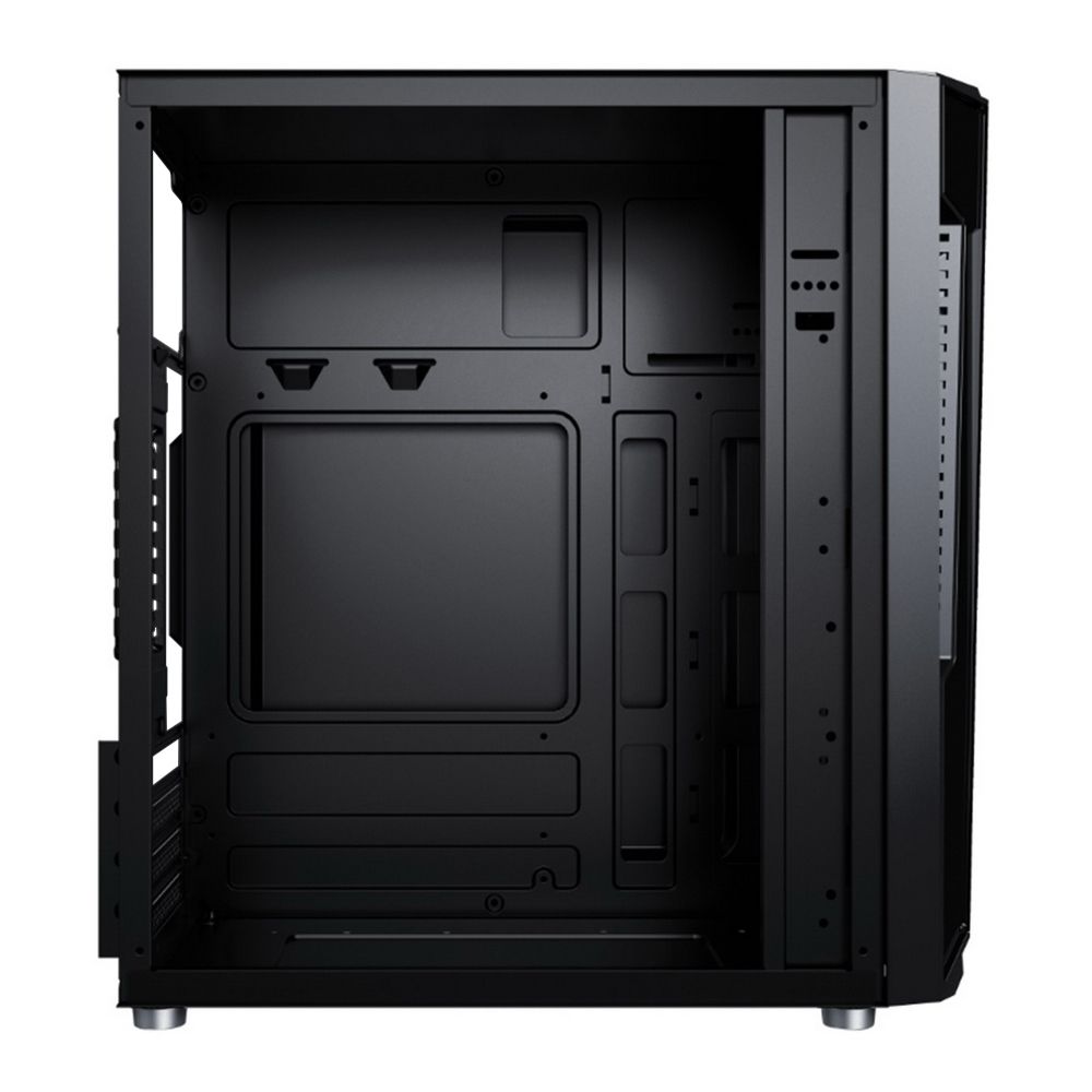 Корпус ACD Coffre 104G mATX, Black, CPU 140mm, VGA 245mm, PSU 285mm, 2x3.5INT, 1x2.5INT, 2xUSB 2.0, 