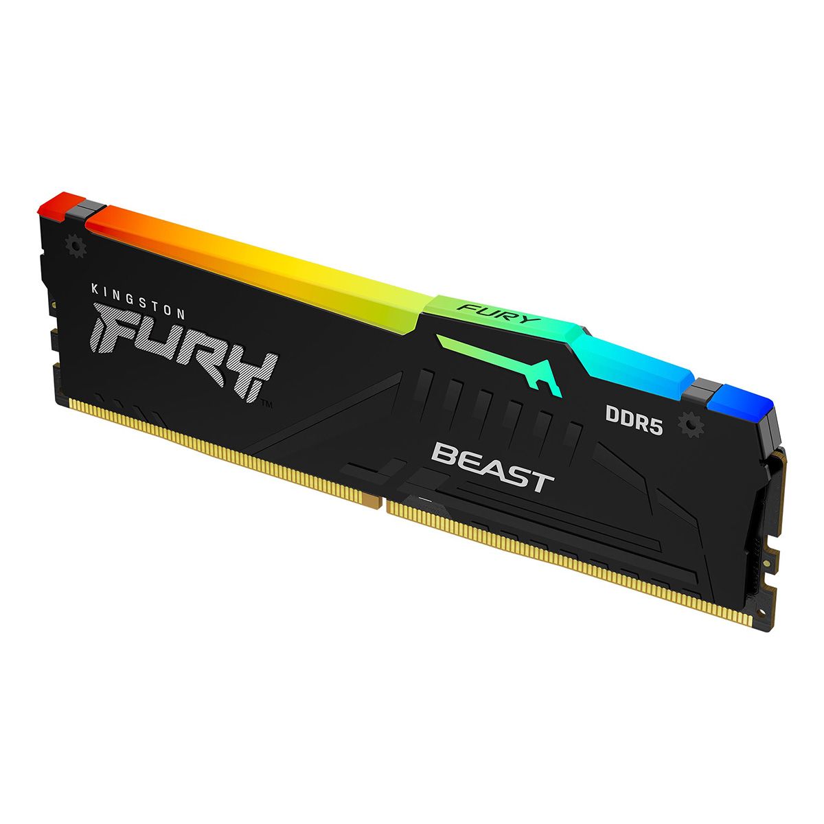 Память DDR5 8GB 5200MHz Kingston KF552C40BBA-8 Fury Beast RGB RTL Gaming PC5-41600 CL40 DIMM 288-pin