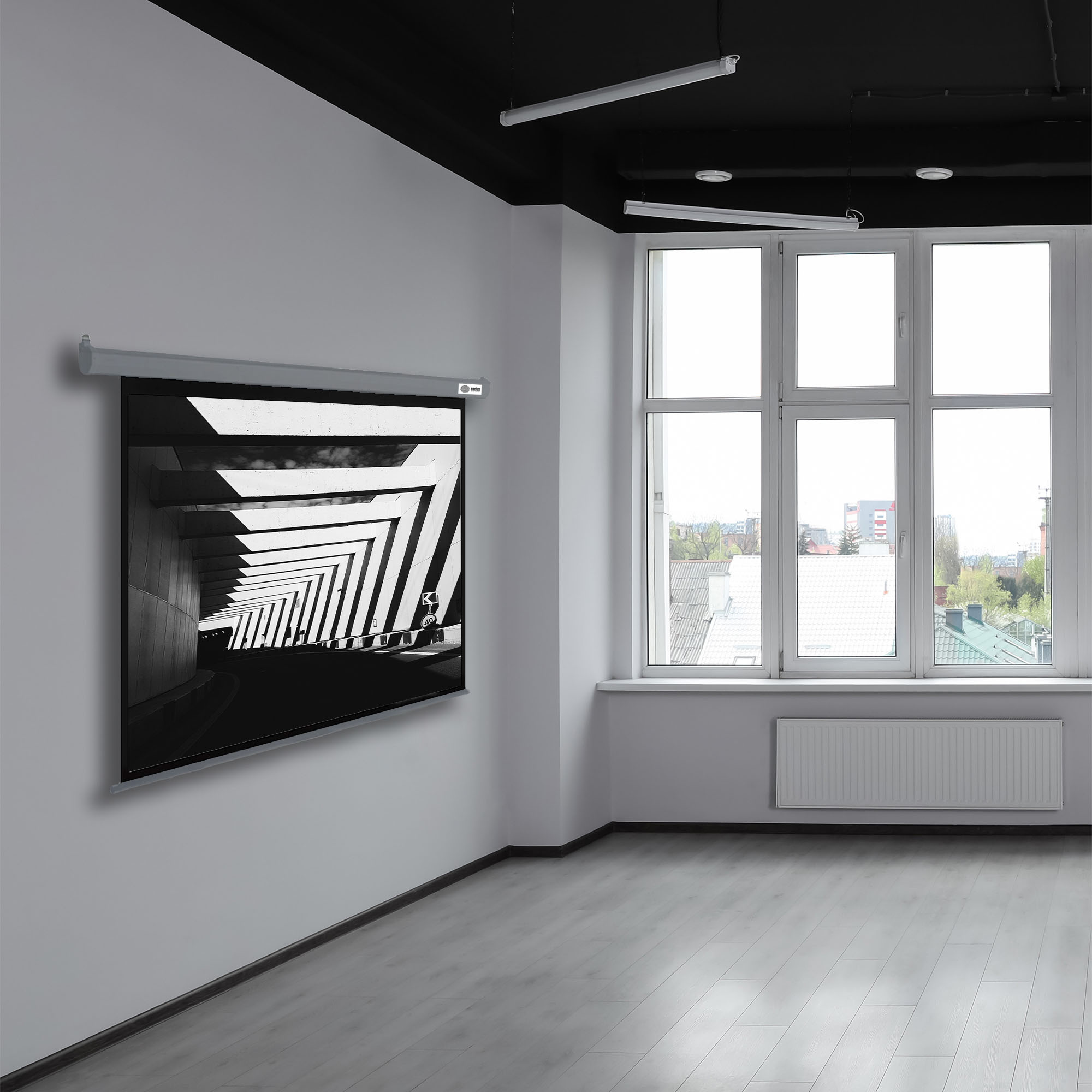 Экран Cactus 139" 188x300см SIlverMotoExpert CS-PSSME-300X188-DG 16:10 настенно-потолочный рулонный 