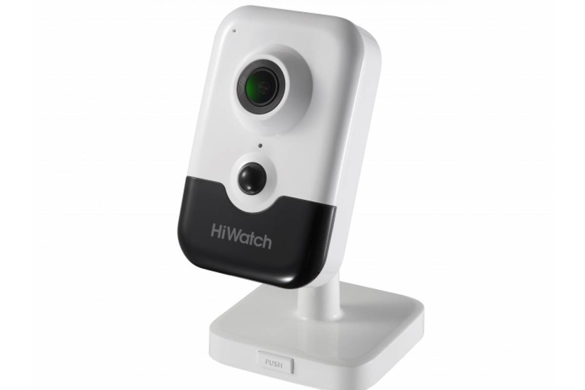 Камера видеонаблюдения IP HiWatch DS-I214(C)(2.0mm) 2-2мм цв. корп.:белый/черный