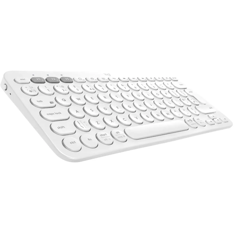 Клавиатура Logitech K380 белый беспроводная BT (920-009589)